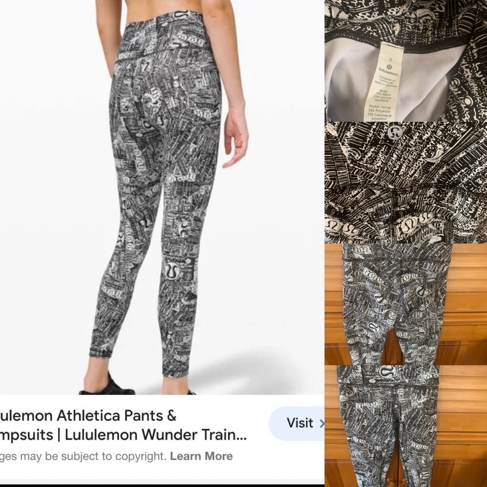 Lululemon Wonderunder size 2